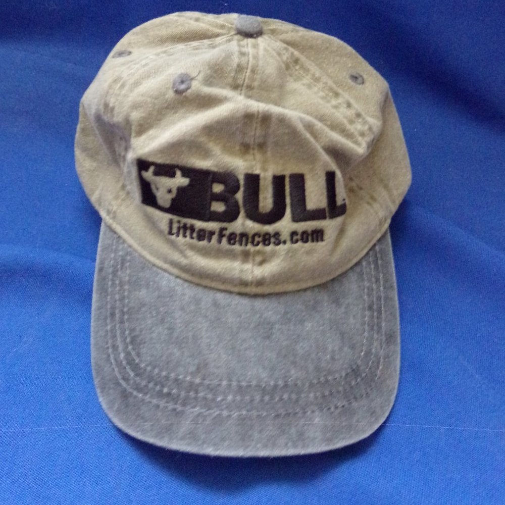 Vintage Pacific Headwear Bull Litter Fence Ball Cap Hat - Army Green